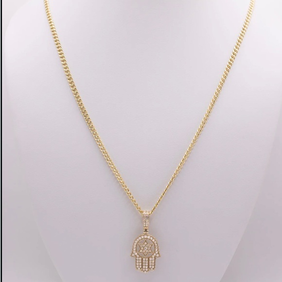 Hamsa Pendant & Necklace - Picture 2 of 3